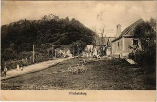 Kisdisznód, Michelsberg, Cisnadioara; feljárat a várba / road to the castle (r)