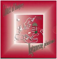 1994. 10f-200Ft (11xklf) "Magyarország pénzérméi" forgalmi sor dísztokban, benne 1994. 200Ft Ag "Deák", belső tokon a ragasztás részben elengedett T:BU több érmén patina Adamo FO27.3