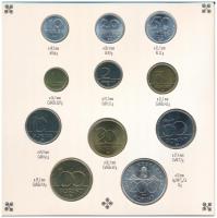 1993. 10f-200Ft (11xklf) forgalmi sor "Magyarország pénzérméi" karton dísztokban, benne 20...