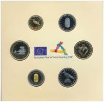 2011. 5Ft-200Ft (6xklf) forgalmi sor szettben, "Magyarország pénzérméi" sorozat T:PP Adamo...