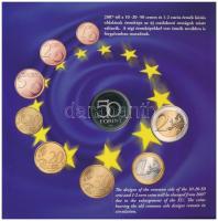 2007. 1Ft-100Ft (7xklf) forgalmi sor szettben,"A Római Szerződés aláírásának 50. évfordulója&qu...