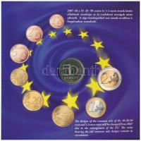 2007. 1Ft-100Ft (7xklf) forgalmi sor szettben,"A Római Szerződés aláírásának 50. évfordulója&qu...