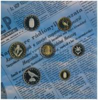 2006. 1Ft-100Ft (7xklf) "1956-os forradalom" forgalmi sor karton dísztokban T:PP patina
A...