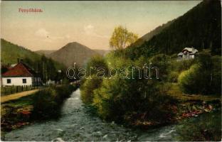 Fenyőháza, Lubochna; látkép. Holczmann Izidor kiadása / general view