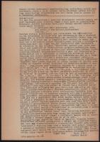 1978 László Gyula (1910-1998) régész-történész gépelt levele Dienes István (1929-1995) régész, muzeológus részére, benne köszönő soraival a születésnapi köszöntésért, valamint benne utódlása körüli dolgokkal is, valamint terveivel nyugdíjas éveire, 1978. márc. 15., autográf aláírásával (Gyula bátyád), borítékkal, 1 gépelt oldal, 1 sztl. lev.