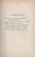 Greguss Ágost: 
Greguss Ágost meséi. [Verses tanmesék.] 
Budapest, 1878. Athenaeum Társulat [ny.] ...