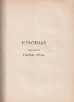 Flaubert, Gustave: 
Három mese. Fordították Hevesi András, Lányi Viktor, Zolnai Béla.
[Budapest], ...