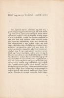 Gróf Apponyi Sándor emlékezete. (Számozott.)
[Budapest], (1926). Magyar Bibliophil Társaság (Globus...