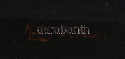 Molnár Z. János jelzéssel: Csendélet. Olaj, karton. Apró felületi sérülésekkel. 26x40,5 cm