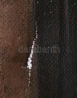 Jelzés nélkül, XX. sz. eleje (Kövér Gyula?): Hangulatos utca. Olaj, vászon. Javított. Sérült. 68x50 ...