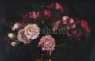 Erőss László (1894-1934): Asztali csendélet. Olaj, karton, jelezve jobbra lent. Proveniencia: Saphie...