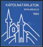 Kápolnatárlatok '83. Boglárlelle, 1983. (Kiállítási katalógus.) Karátson Gábor (1935-2015) Kossuth-, József Attila- és Munkácsy Mihály-díjas író, műfordító, festő által dedikált, illetve Somogyi Győző (1942- ) Kossuth-díjas grafikus, festő által aláírt példány! Fűzés nélkül, 4 sztl. lev. Megjelent 900 példányban.
