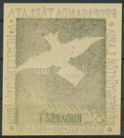 1937/3a Bélyeggyűjtők Lapja propaganda tárlata emlékív gépszínátnyomattal