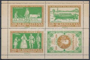 1925 Jókai kiállítása zöld-barna emlékív