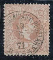 1867 50kr "(M. K.) UTALVÁNYI PÉNZTÁR KASSA" Ex Ryan. Certificate: Ferchenbauer