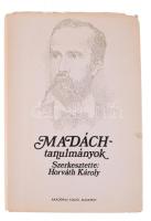 Madách-tanulmányok. Szerk.: Horváth Károly. A szerkesztő által DEDIKÁLT példány! Bp., 1978, Akadémiai. Kiadói egészvászon-kötés, kissé szakadt kiadói papír védőborítóban.