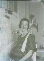 Vegyes üvegnegatív tétel, 2 dobozban, 12x9 cm és 15x10 cm méretben