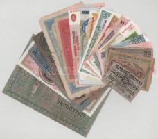 Vegyes, 20db-os bankjegytétel, közte: Magyarország, Románia, Banglades, Kambodzsa, Tádzsikisztán, Kongó T:vegyes Mixed, 20pcs banknote lot, within: Hungary, Romania, Bangladesh, Cambodge, Tajikistan, Congo T:mixed