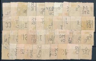 USA 40 db perfin bélyeg