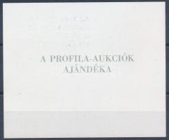 1998/A1a Petőfi - 1848-as forradalom és szabadságharc 150. évfordulója emlékére ajándék emlékív fekete felülnyomattal