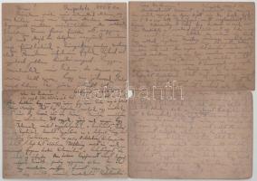 56 db magyar második világháborús zsidó KMSZ (közérdekű munkaszolgálatos) tábori posta II/3. munkás ...