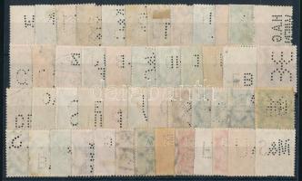 Deutsches Reich 48 db perfin bélyeg