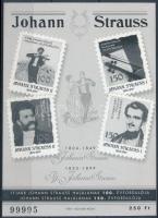 1999/F21 Johann Strauss feketenyomat emlékív
