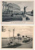 Pola, Pula - 4 db RÉGI képeslap / 4 pre-1945 postcards