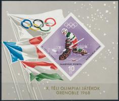 1968 Téli olimpia vágott blokk (3.500)