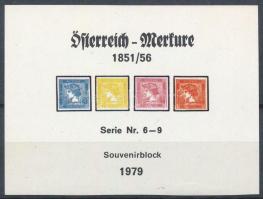 1979 Merkúr hírlapbélyeg osztrák kiadású emlékív