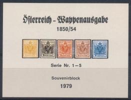 1979 1850-es címerbélyeg osztrák kiadású emlékív