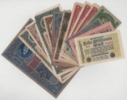 Vegyes 14db-os magyar és külföldi bankjegytétel, közte: Magyarország, Németország, Ausztria T:vegyes Mixed, 14pcs Hungarian and foreign banknote lot, within: Hungary, Germany, Austria C:mixed