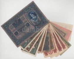 Vegyes 14db-os magyar és külföldi bankjegytétel, közte: Magyarország, Németország, Ausztria T:vegyes...