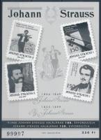 1999/F21 Johann Strauss feketenyomat emlékív