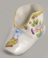 Herendi Viktória mintás cipő, jelzett, hibátlan, h: 10,5 cm