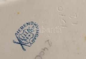 Herendi Viktória mintás cipő, jelzett, hibátlan, h: 10,5 cm