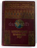 [Howard Carter (1874-1939) - Arthur Cruttenden Mace (1874-1928)] Carter, Howard - Mace, A[rthur] C[ruttenden]: Tut-Ankh-Amen sírja. Fordította: Dr. Balassa József. Az angol kiadás eredeti képeivel. Modern Utazók Felfedezők Könyvtára. Bp.,[1929], Franklin, 1 t. 169+1 p.+62 t. Kiadói dúsan aranyozott egészvászon sorozatkötés, kopott borítóval, a címképen szakadással, egy tábla hiánnyal (11/12), kissé foltos lapokkal.