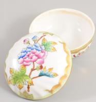 Herendi Viktória mintás ékszeres edény, jelzett, hibátlan, d: 7 cm