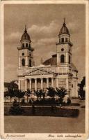 1943 Szatmárnémeti, Satu Mare; Római katolikus székesegyház / Roman Catholic cathedral (gyűrődések / creases)