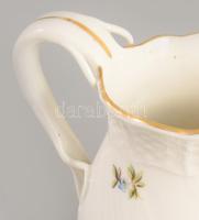 Herendi rózsamintás tejkiöntő, jelzett, hibátlan, m: 8 cm