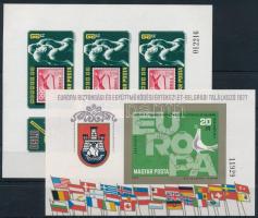 1977-1980 vágott blokk és kisív