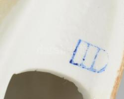 5 darab német és alt wien rokokó figura, jelzett, 1-1 lepattanással, m: 9 cm alatt