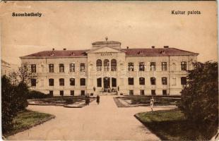 1919 Szombathely, Kultúrpalota, múzeum. Vasúti levelezőlapárusítás 3986. (Rb)