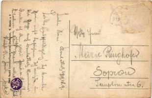 1919 Szombathely, Kultúrpalota, múzeum. Vasúti levelezőlapárusítás 3986. (Rb)