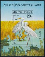 1980 Madarak vágott blokk (6.000) (ujjlenyomat / finger print)