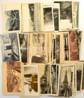 100 db RÉGI megíratlan kisalakú külföldi város képeslap / 100 pre-1945 unused foreign town postcards