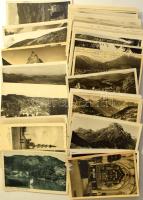 100 db RÉGI megíratlan kisalakú külföldi város képeslap / 100 pre-1945 unused foreign town postcards