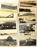 100 db RÉGI megíratlan kisalakú külföldi város képeslap / 100 pre-1945 unused foreign town postcards