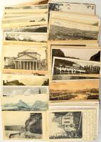 100 db RÉGI megíratlan kisalakú külföldi város képeslap / 100 pre-1945 unused foreign town postcards