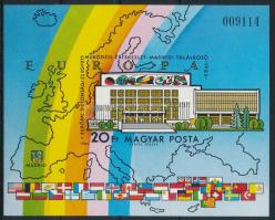 1983 Európa vágott blokk (4.000) (ujjlenyomatok / fingerprints)